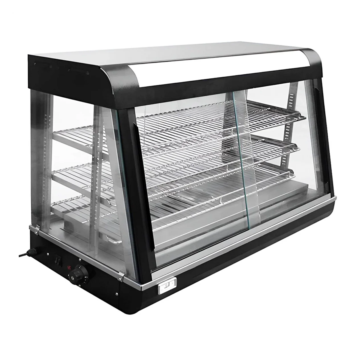 BN-600R MIGSA VITRINA CALIENTE SOBRE MOSTRADOR DE 60 CM DE FRENTE