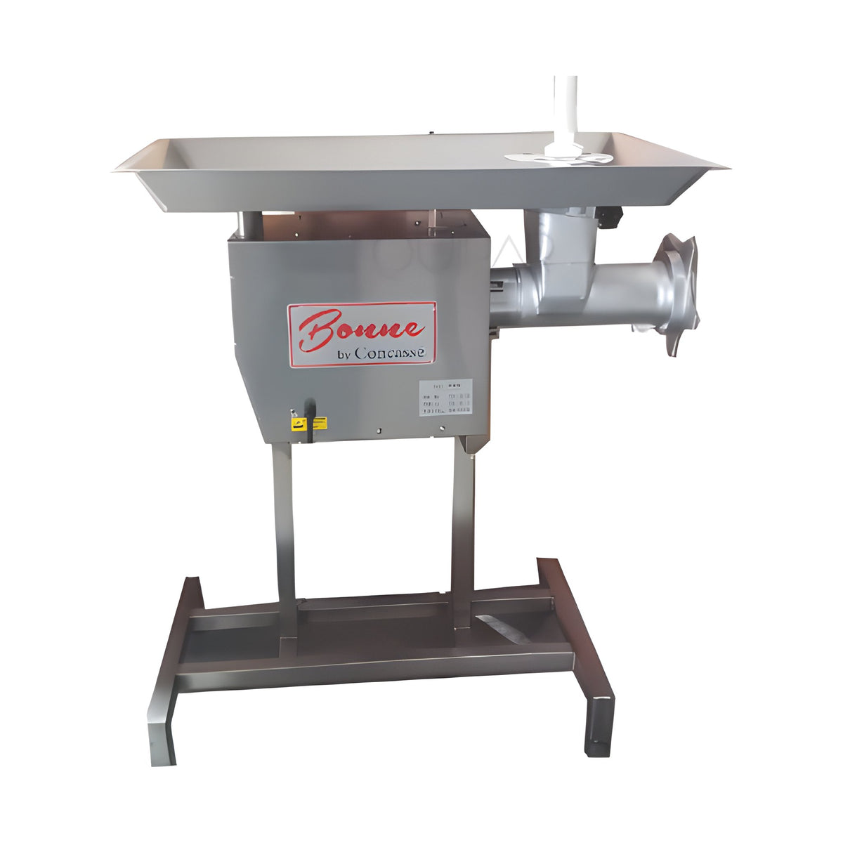 Molino de Carne #32 de Acero Inoxidable Bonne 5 HP 220 V 3F Con pedestal
