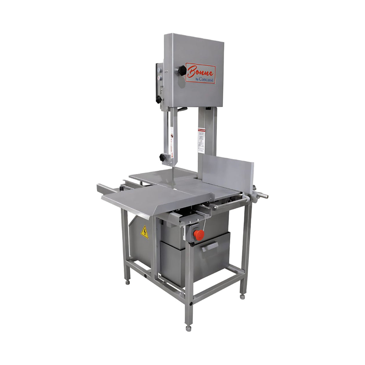 Sierra para Carne 126" de Acero Inoxidable Bonne 5 HP 220 V 3F
