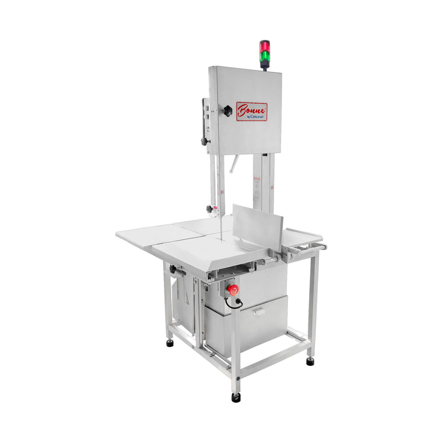 Sierra para Carne de Rastro 142" de Acero Inoxidable 5 HP Bonne