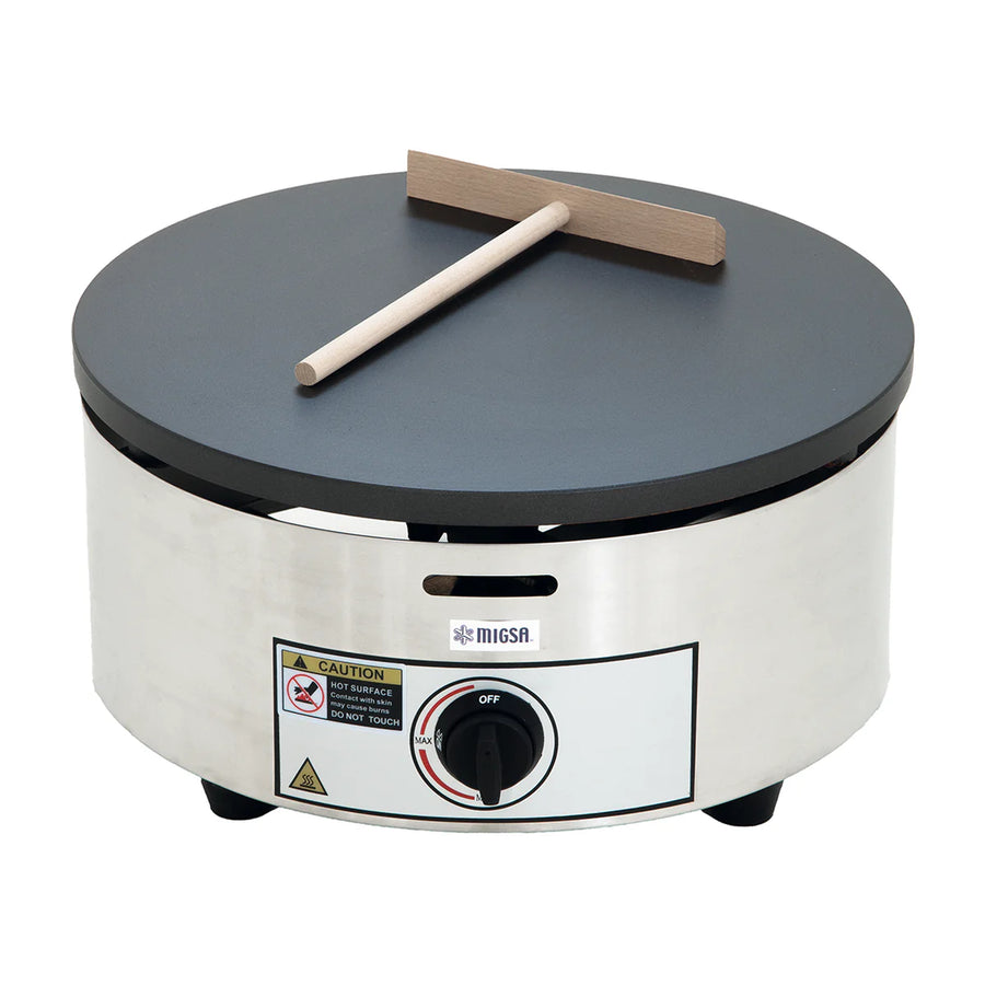 CM-04G MIGSA  CREPERA CIRCULAR A GAS 40 CM CON ENCENDIDO ELECTRÓNICO