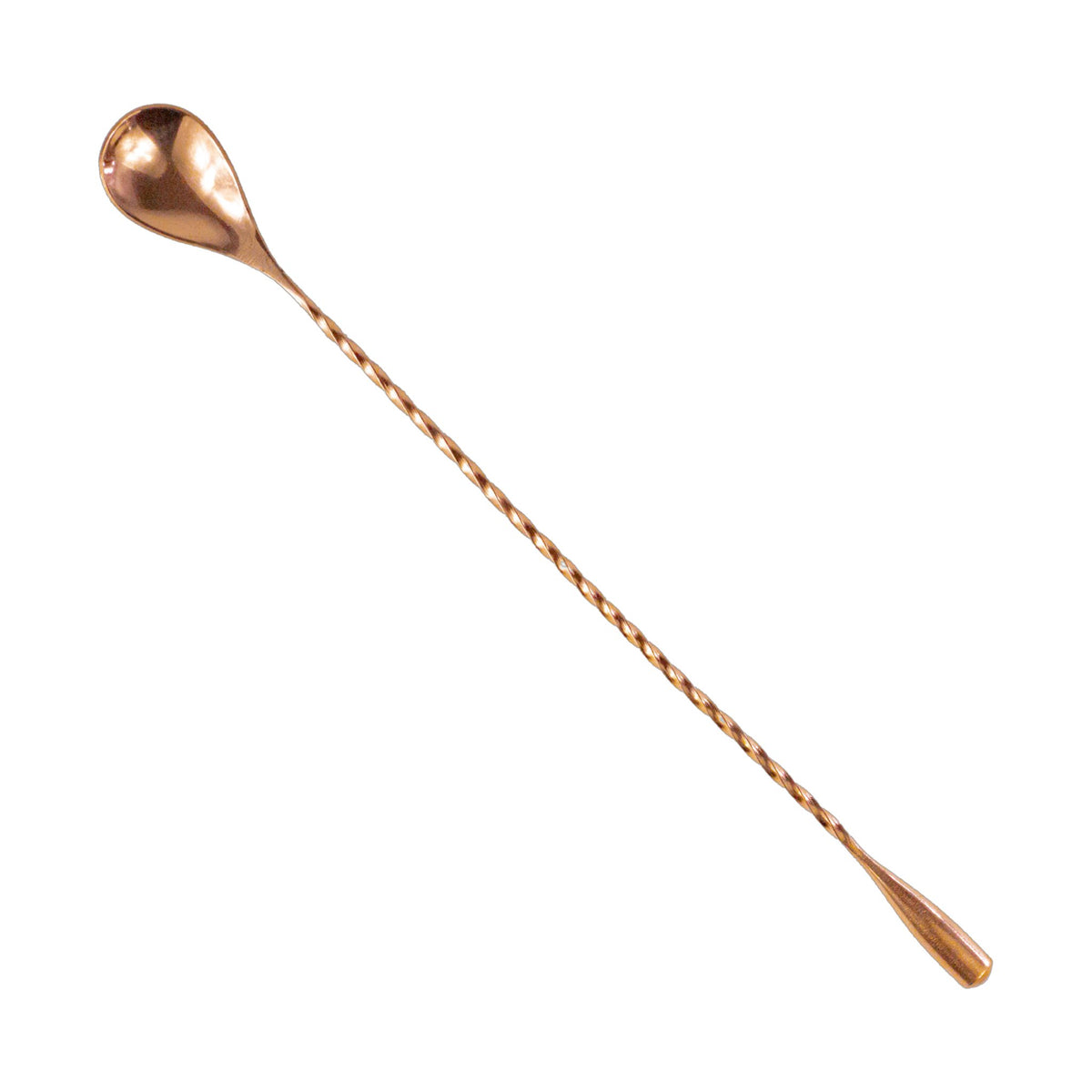 Cuchara para Bar de Acero Inoxidable Concassé 35 cm Cobrizo #Acabado_Cobrizo