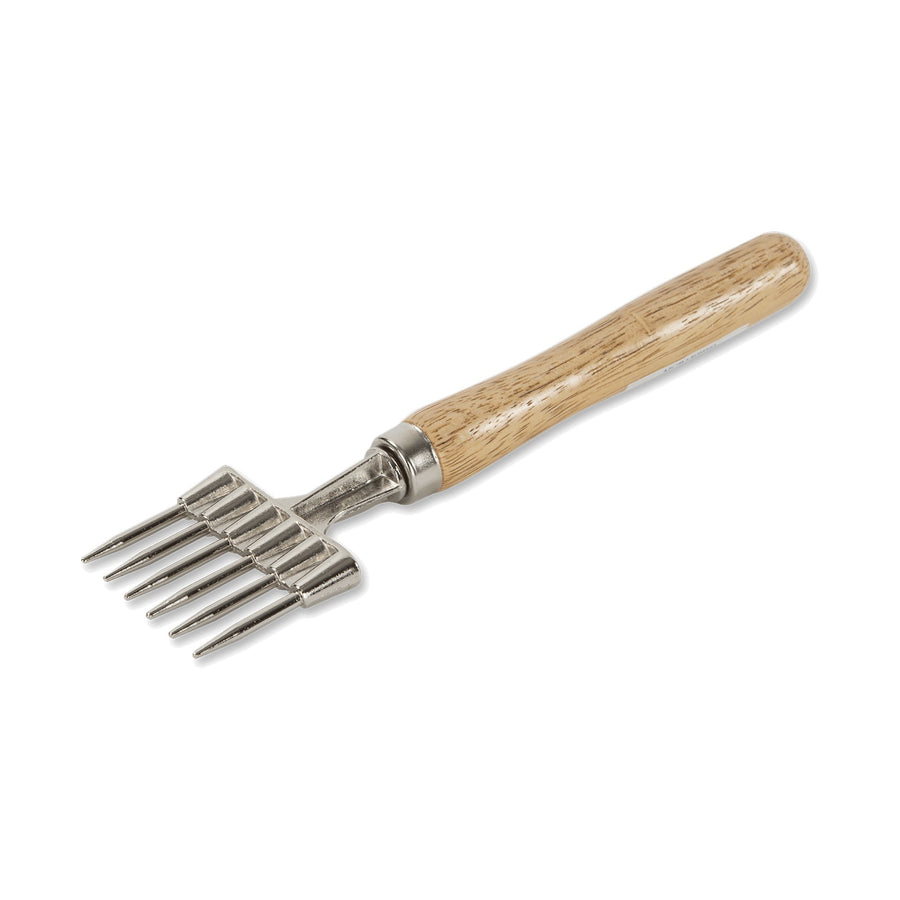 Picahielo de 6 Puntas con Mango de Madera Concassé