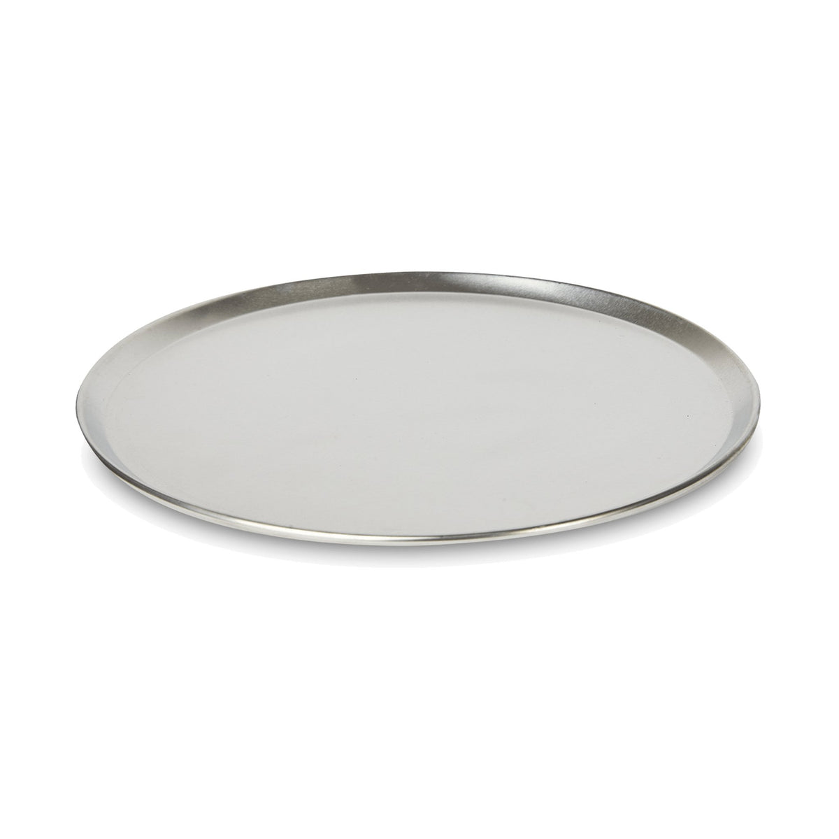 Charola Redonda de Aluminio para Pizza con Borde Concassé 10"
