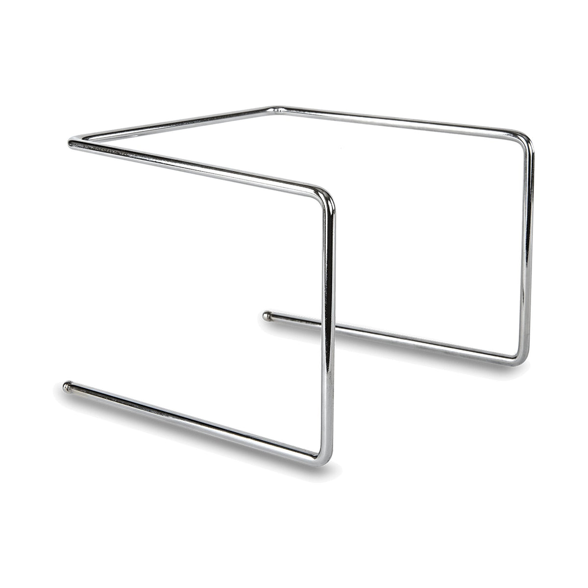 Base para Pizza Cromada Concassé Rectangular 25 x 22 x 17 cm