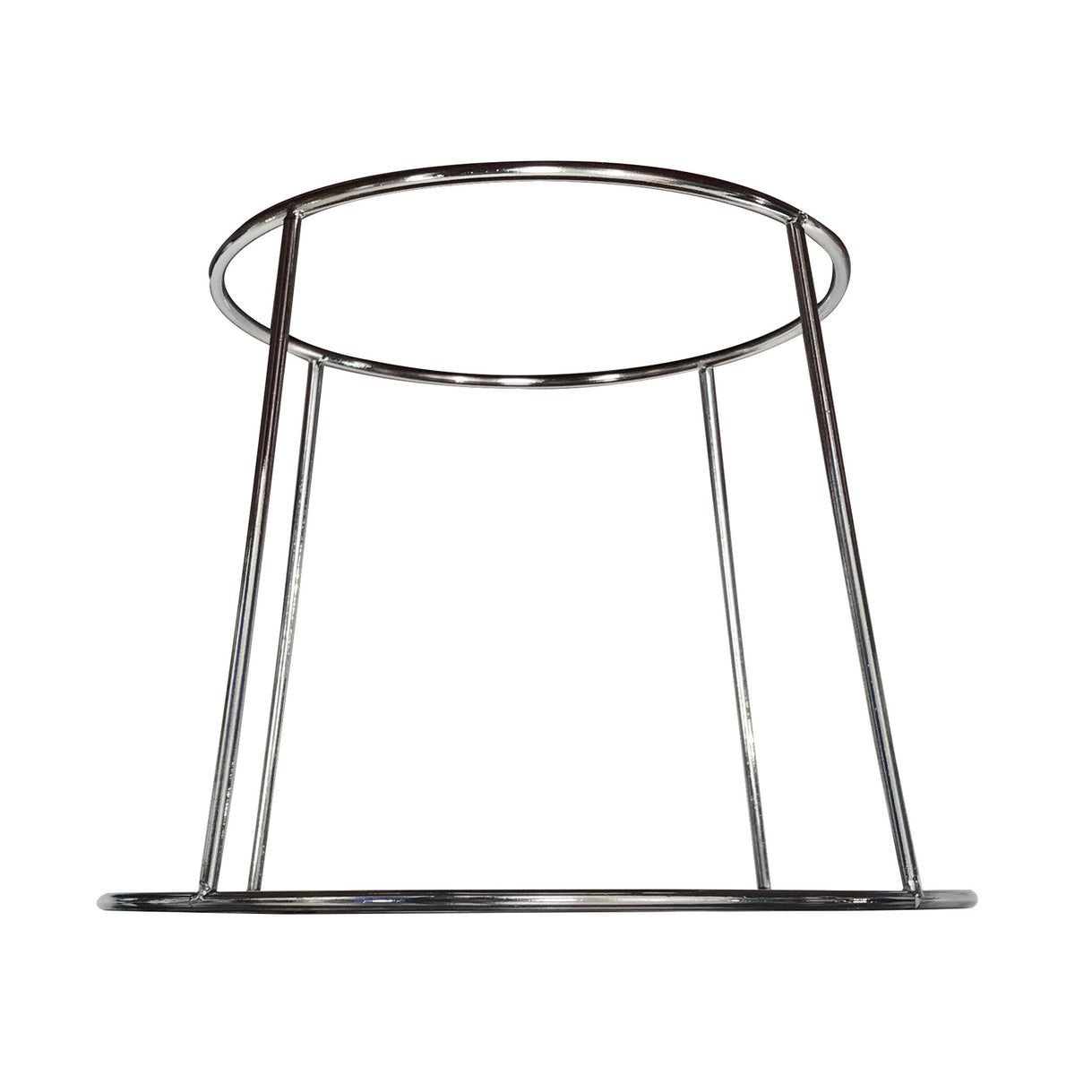 Base para Pizza Cromada Concassé Redonda 7 1/2" x 7 1/3" alto