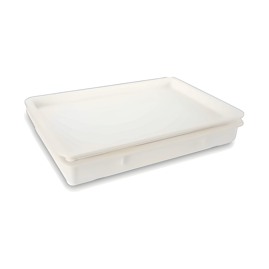Caja para Masa de Pizza Apilable de Polipropileno Concassé 25.5" x 17.5" x 3" (18 L)