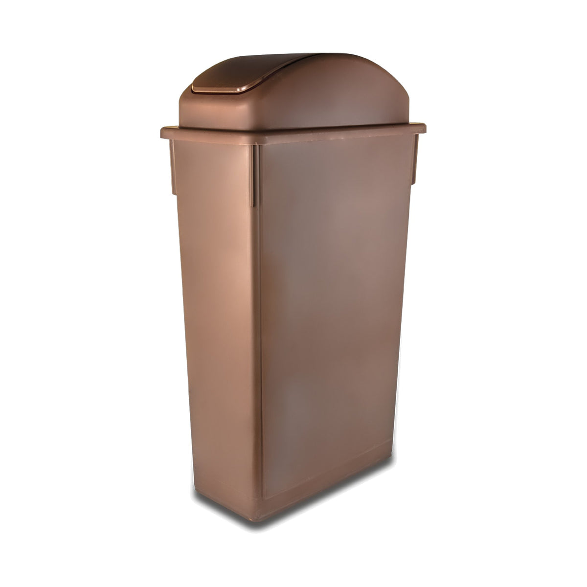 Bote de Basura Rectangular de Plástico 60 L Concassé Café