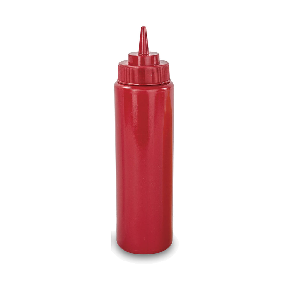 Bote de Plástico para Aderezo con Tapa Concassé 8 oz Rojo #Color_Rojo