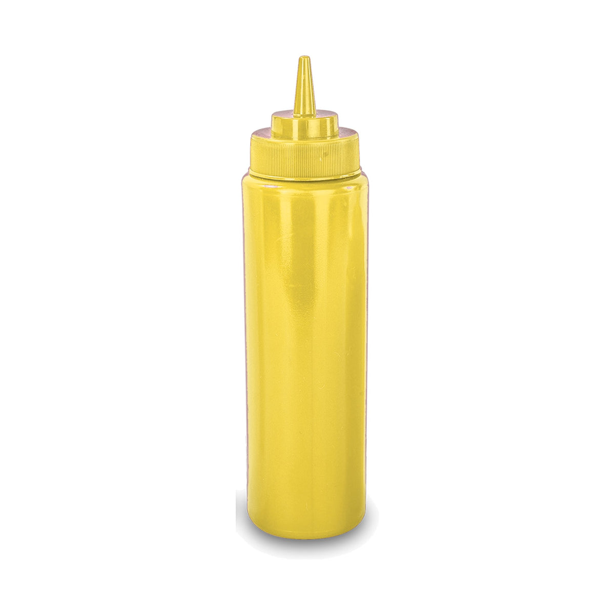 Bote de Plástico para Aderezo con Tapa Concassé 8 oz Amarillo #Color_Amarillo