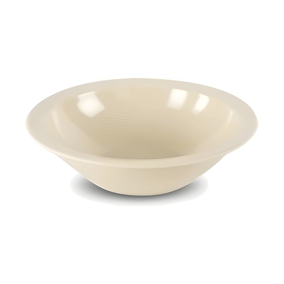 Plato para Cereal de Melamina Concassé 333 ml (12.5 x 5.5 cm) Beige #Color_Beige