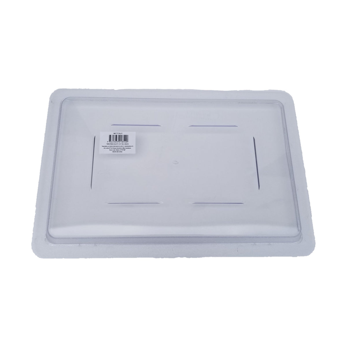 Tapa para Caja de Policarbonato Concassé 12 y 18 L (18" x 12")