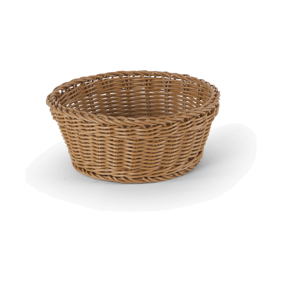 Cesta Tejida Redonda 8.3" x 3.1" Concassé Café