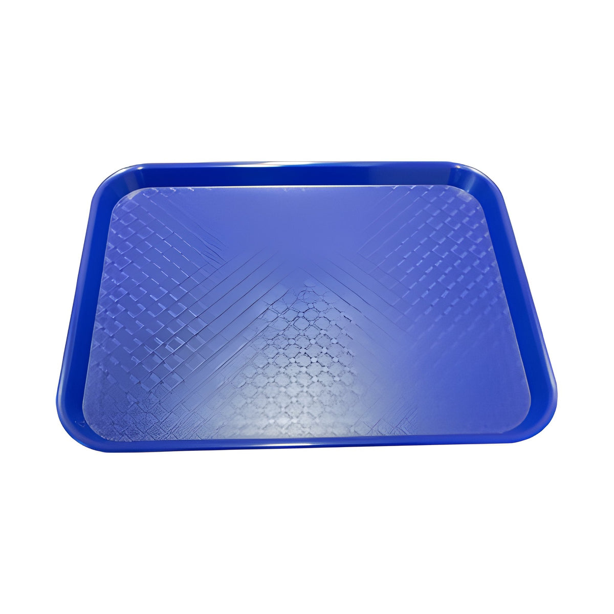 Charola Antiderrapante de Polipropileno Concassé 10" x 14" Azul