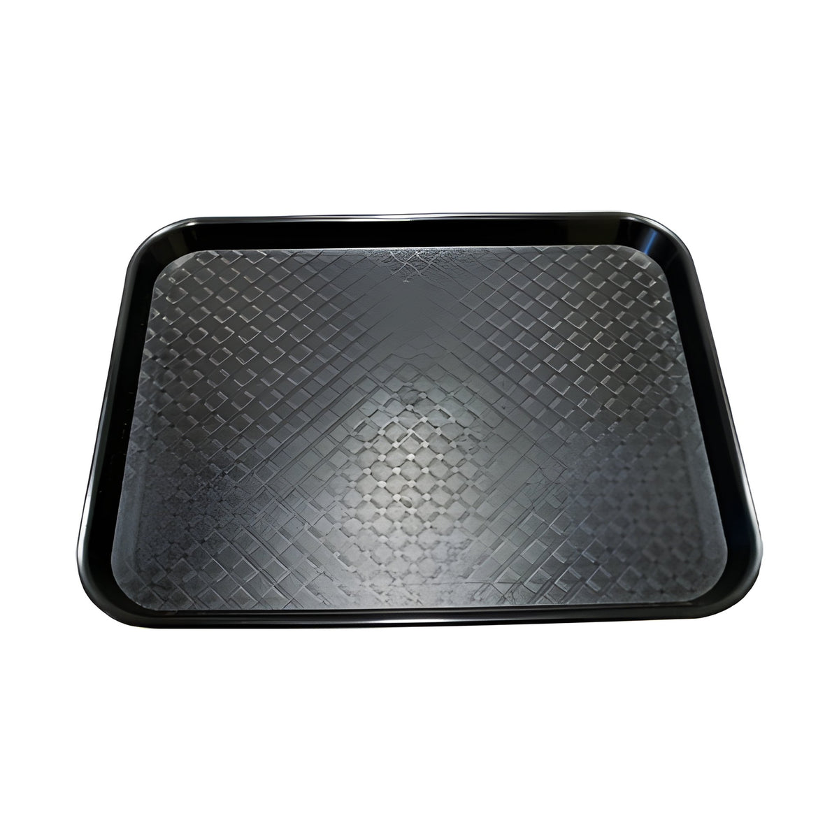 Charola Antiderrapante de Polipropileno Concassé 10" x 14" Negro