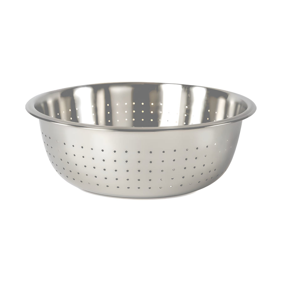 Colador Perforado Malla Gruesa de Acero Inoxidable Concassé 17"