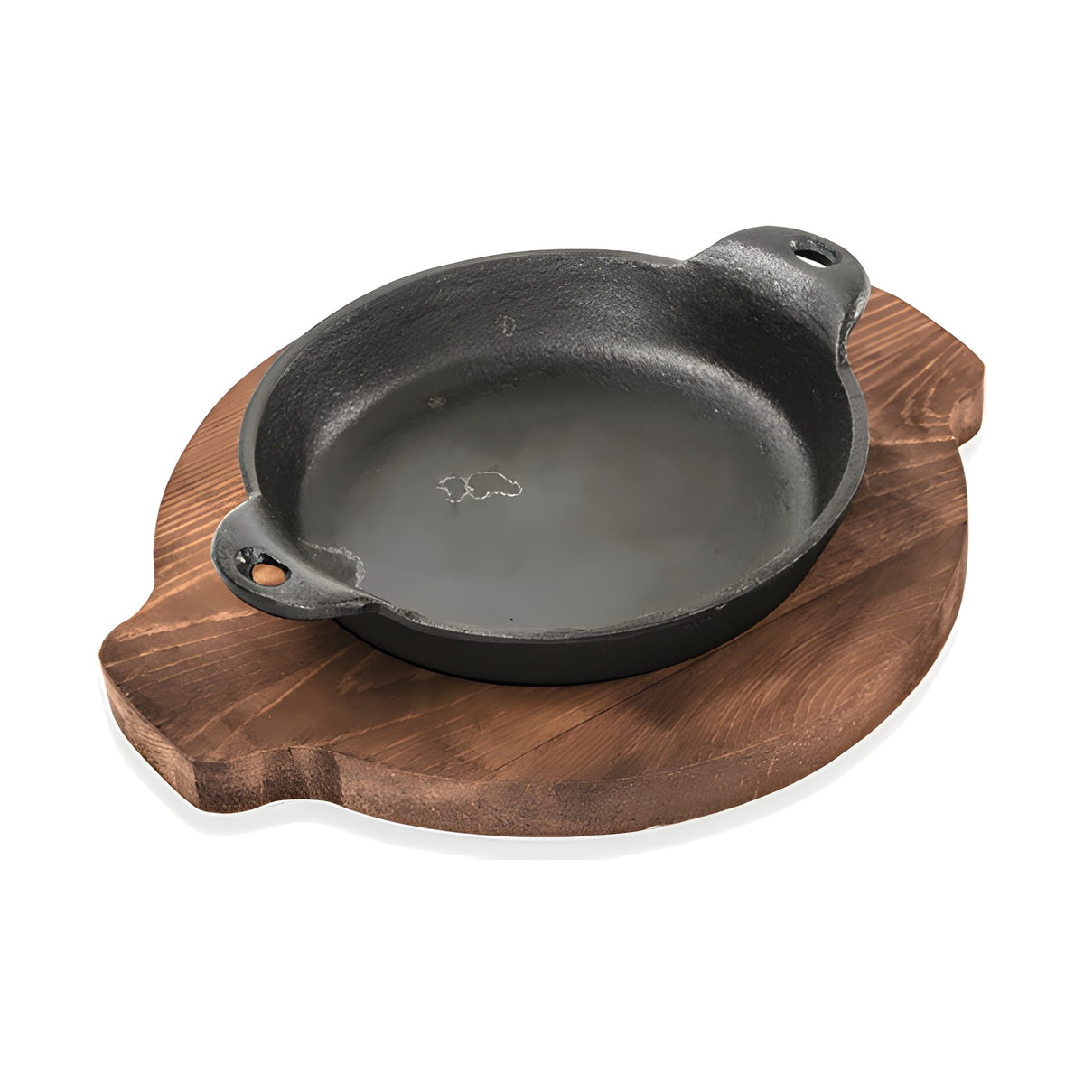 Comal de Acero al Carbón Concassé Para queso con orejas 15 cm