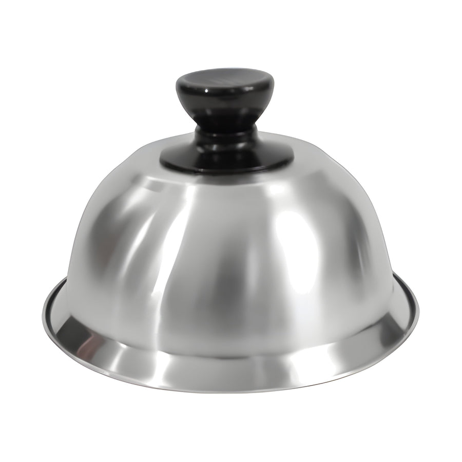Cubierta Abovedada para Hamburguesa de Acero Inoxidable Concassé 6.5"