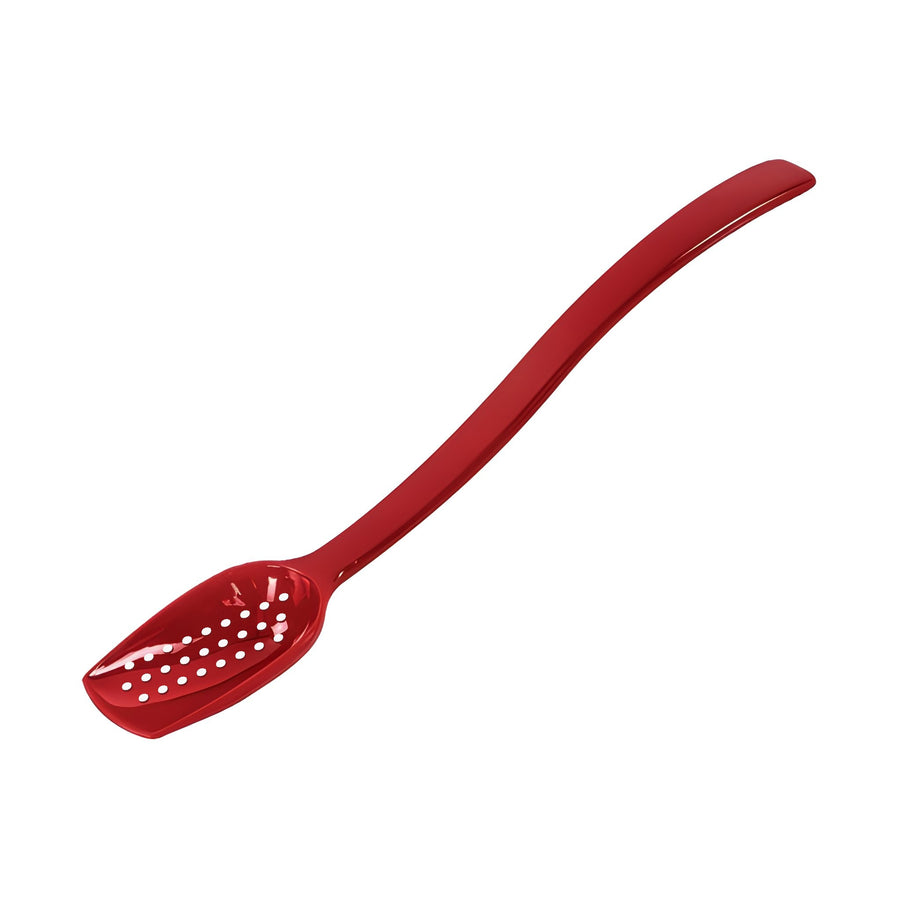 Cuchara Perforada de Policarbonato para Ensalada 10" Roja Concassé