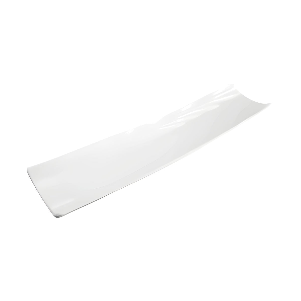 Plato Canoa de Melamina Concassé 31 cm Blanco #Color_Blanco