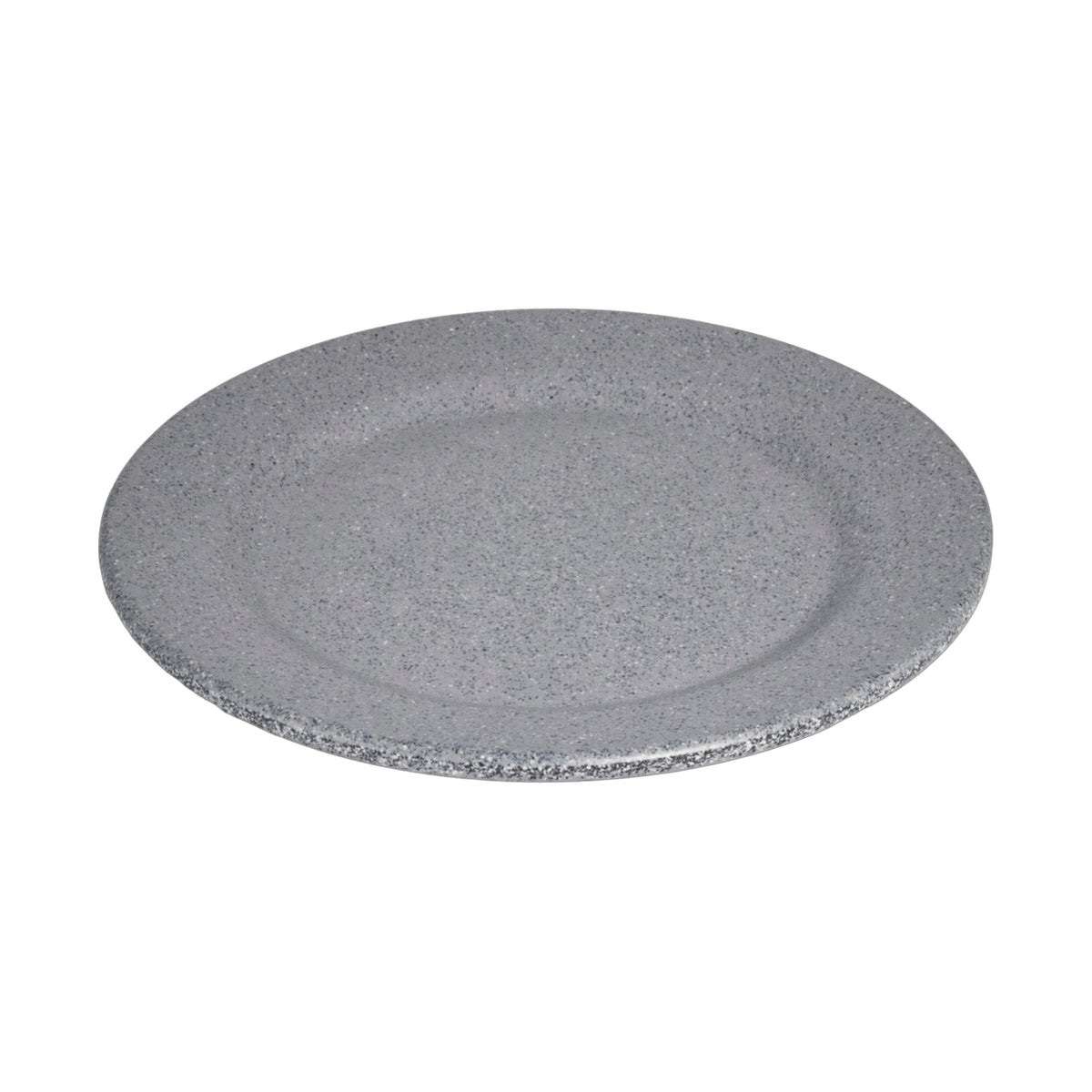 Plato Trinche Rim de Melamina Premium Concassé 20 cm (8") Gris #Color_Gris