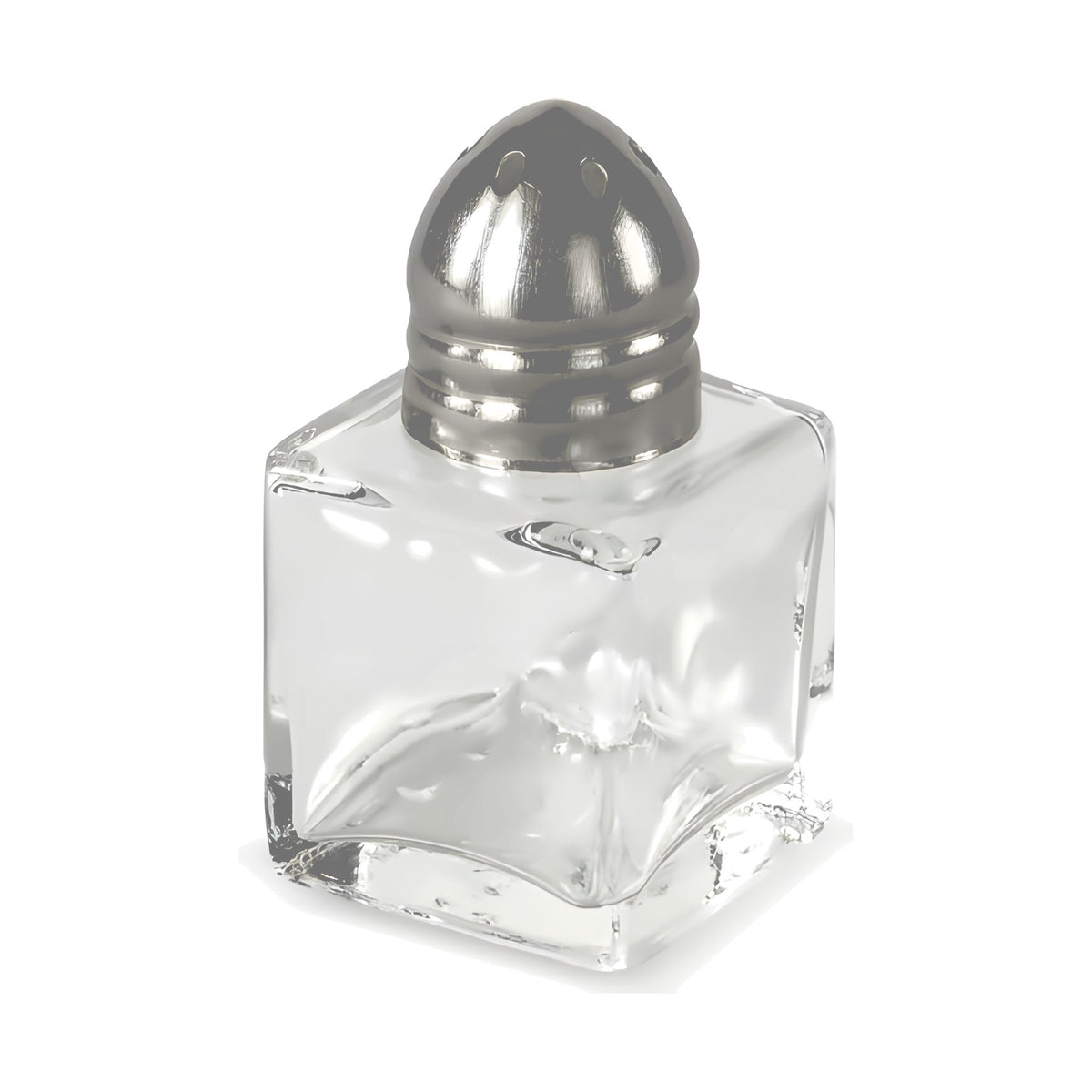 Salero de Vidrio Cuadrado Concassé 0.5 oz