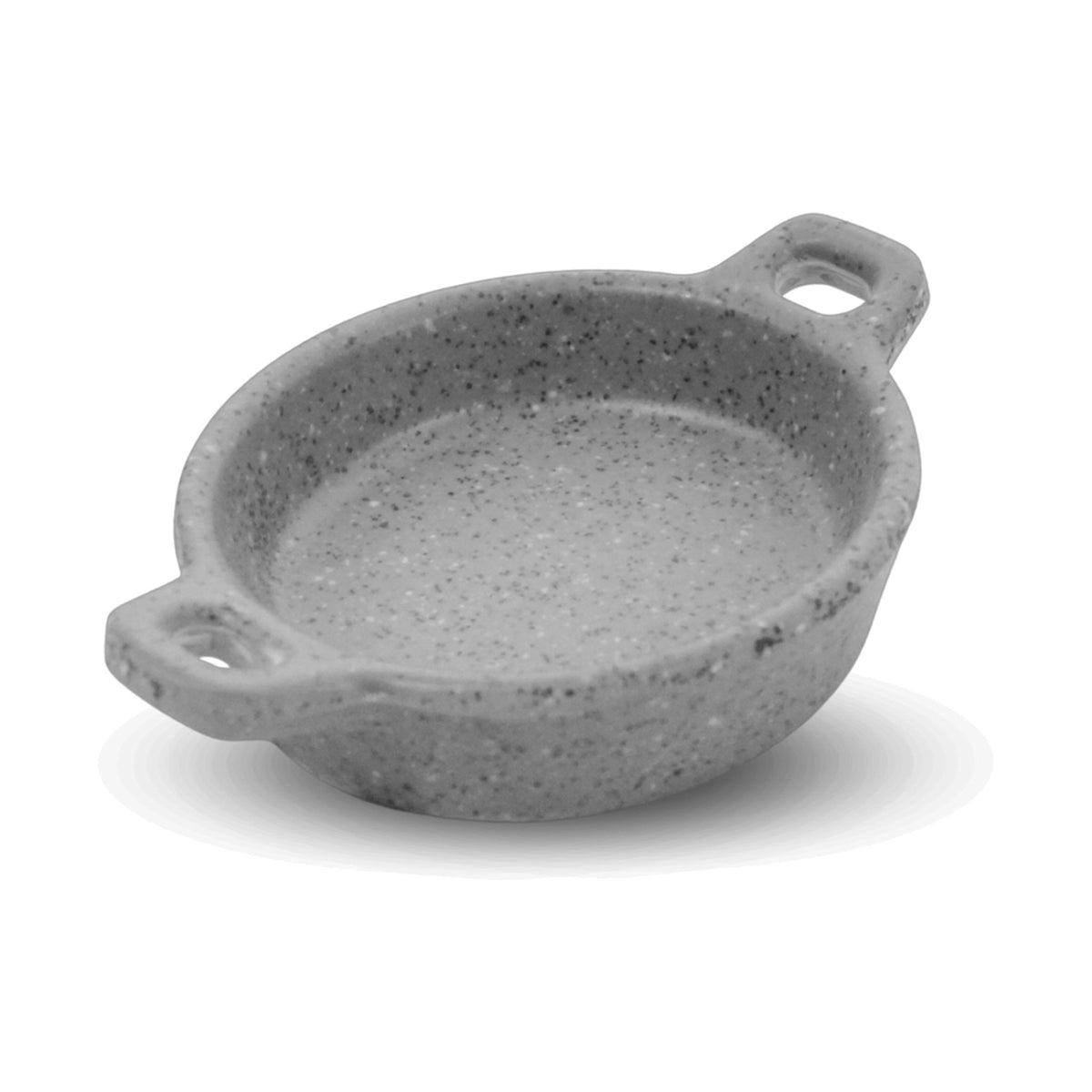 Salserita Redonda de Melamina Concassé Gris #Color_Gris