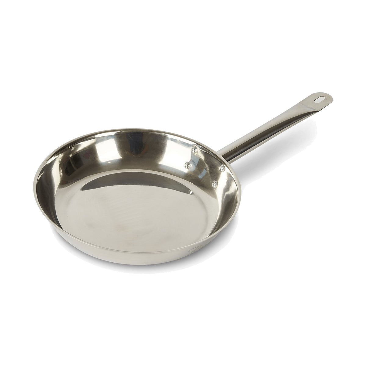 Sartén de Acero Inoxidable con Fondo Difusor Concassé 8" Antiadherente #Acabado_Antiadherente