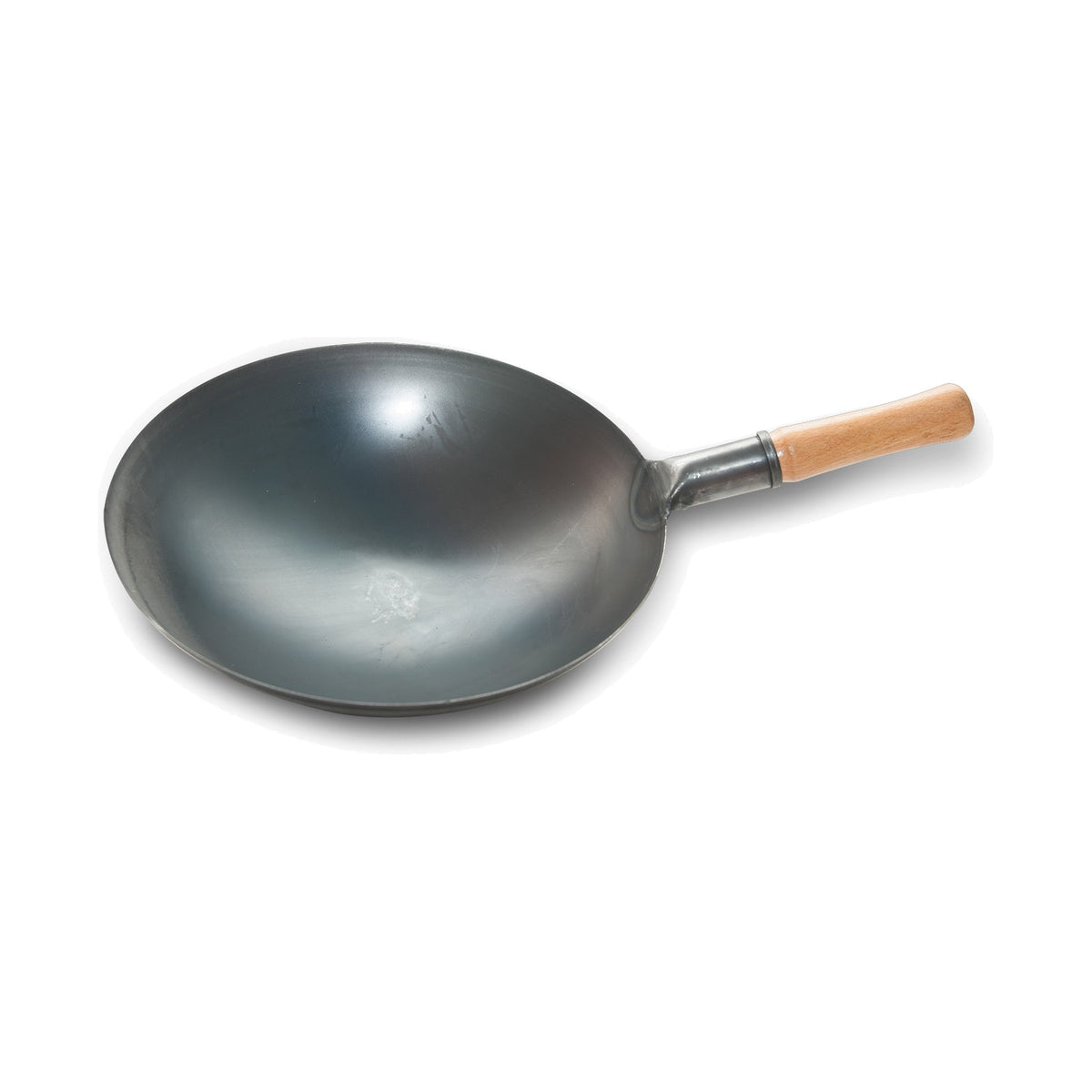 Wok Chino de Acero al Carbón Concassé Mango de madera