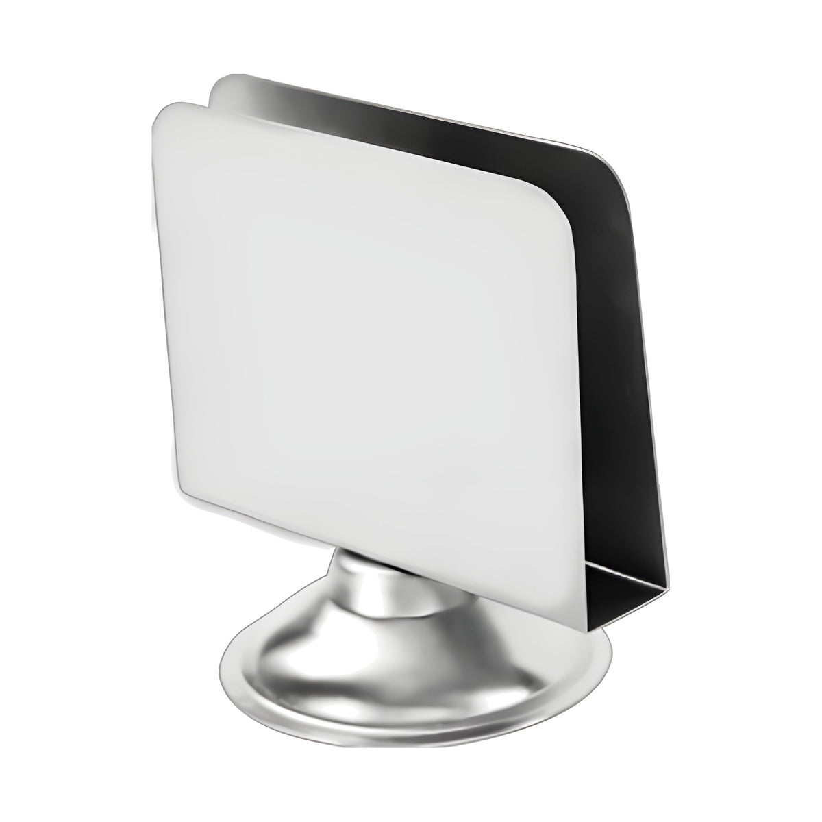 Servilletero de Acero Inoxidable 4" x 5" Concassé Con base