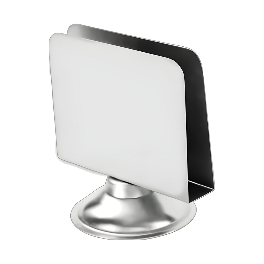 Servilletero de Acero Inoxidable 4" x 5" Concassé Con base