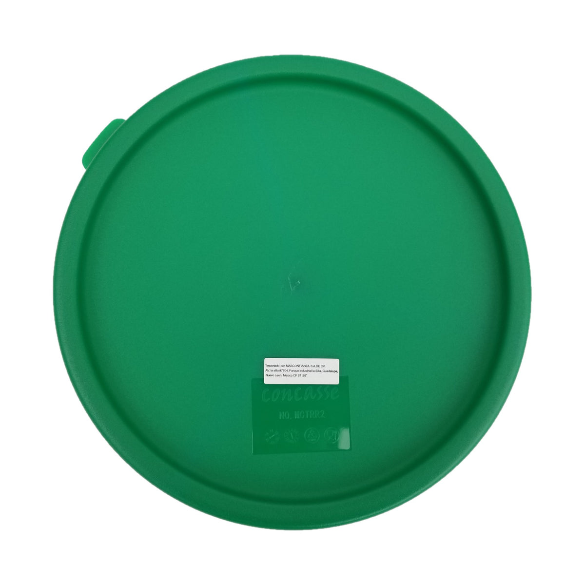 Tapa para Contenedor Redondo de Policarbonato Concassé 2 y 4 L (verde)