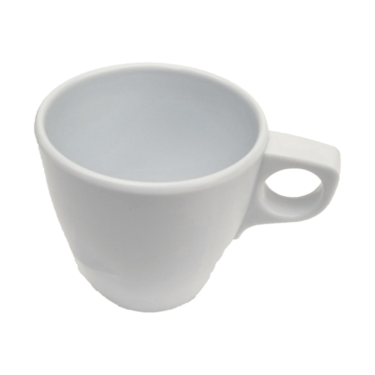 Taza Estibable de Melamina Concassé 227 ml (8 x 7.5 cm) Blanco #Color_Blanco