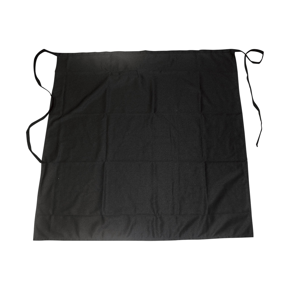 Delantal Largo con Bolsas Negro Concassé 94 x 94 cm (a cintura)