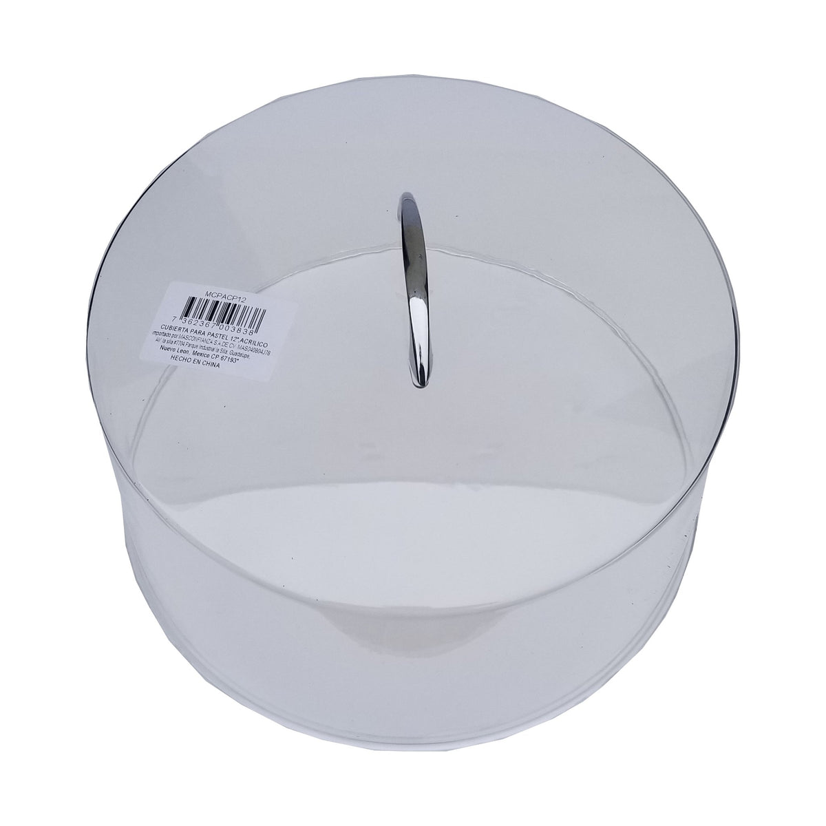 Cubierta para Pastel de Policarbonato 12" Concassé