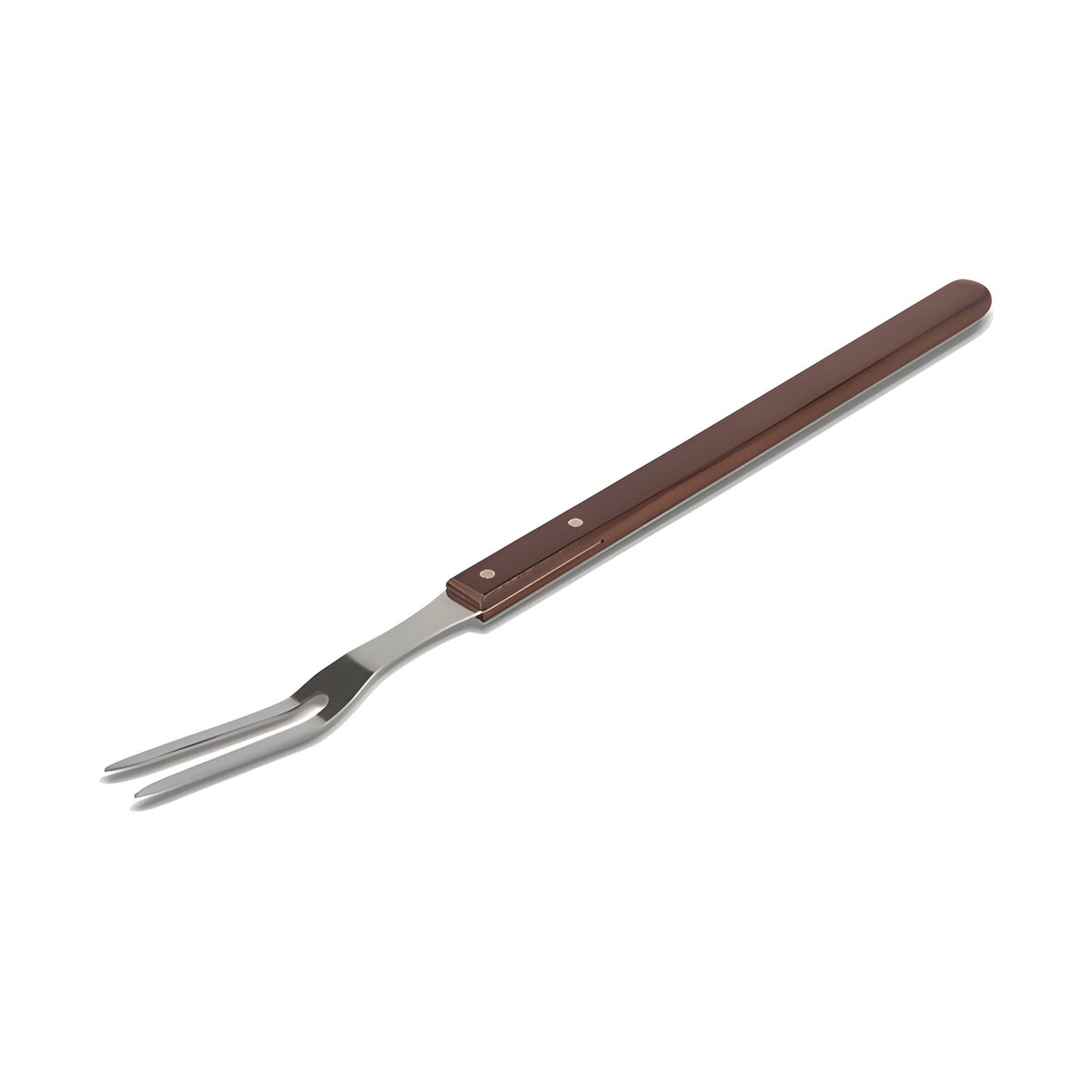 Tenedor de Acero Inoxidable con Mango de Madera 21" Concassé