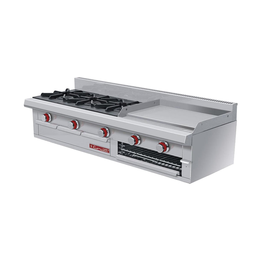 Estufa 3 Quemadores con Plancha Coriat EC-3-GRILL Petit de Mesa