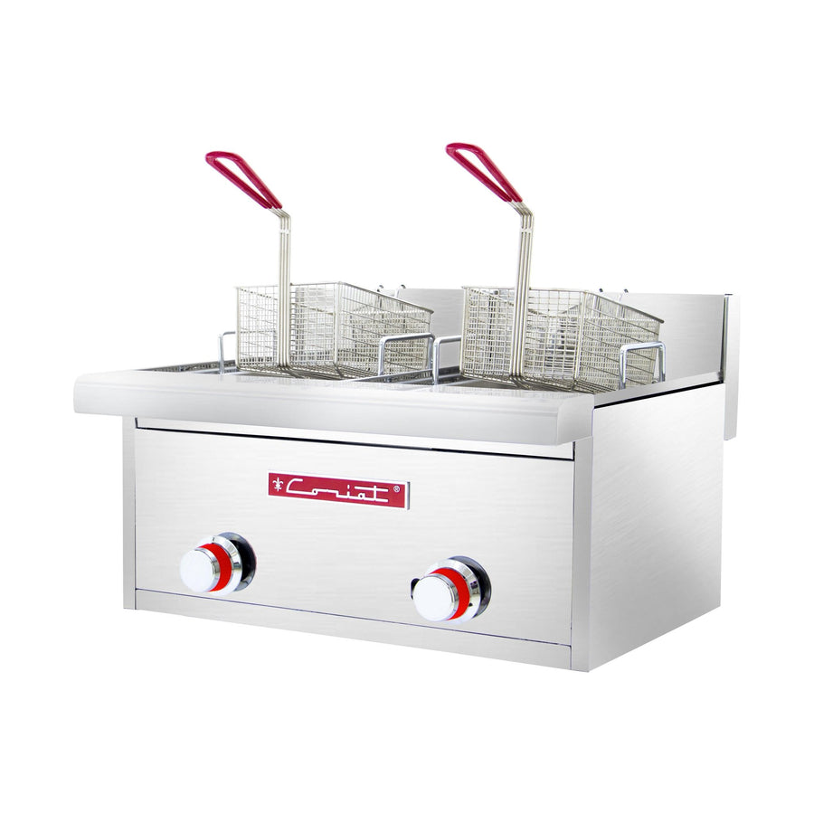 Freidora de Gas 2 Tinas de 3 L Coriat FC-10-D Petit de Mesa
