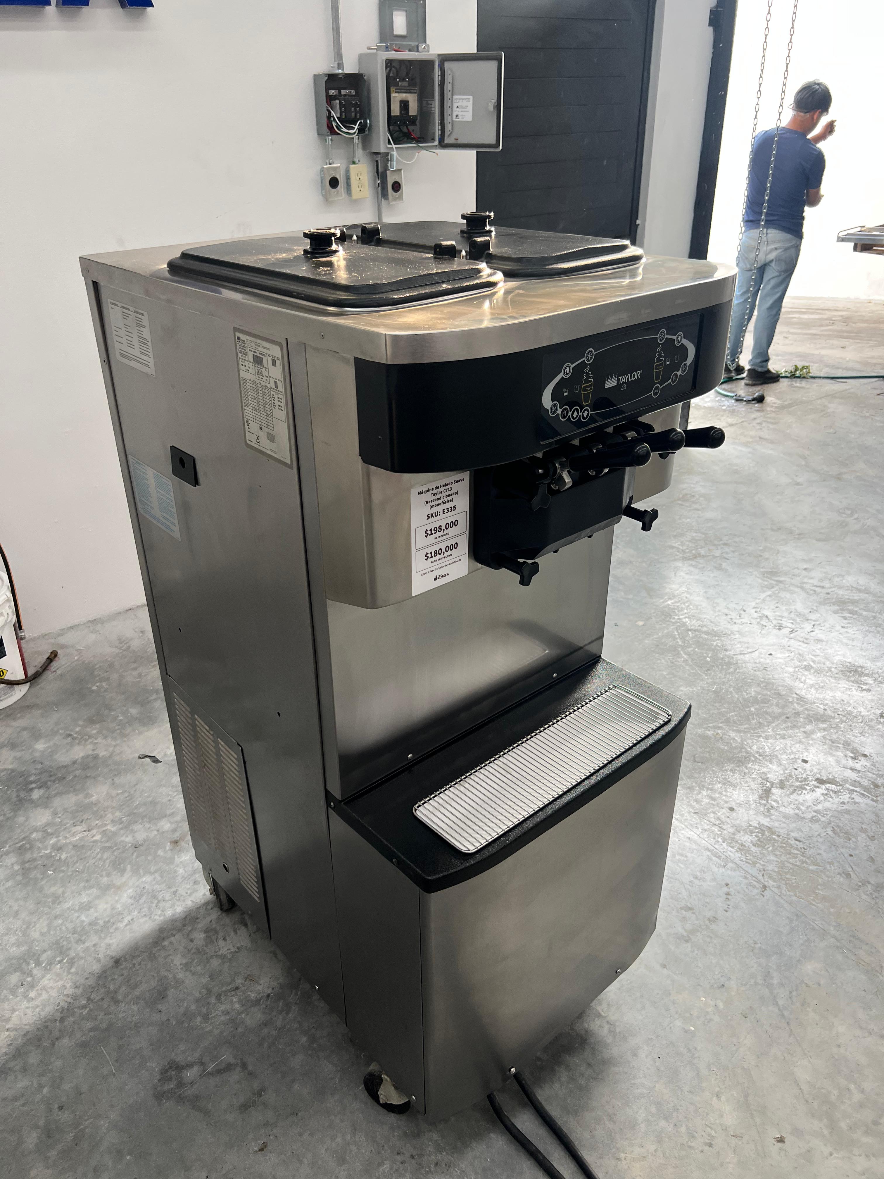 Máquina de Helado Taylor C713 (monofásica) (aire) (Reacondicionado)