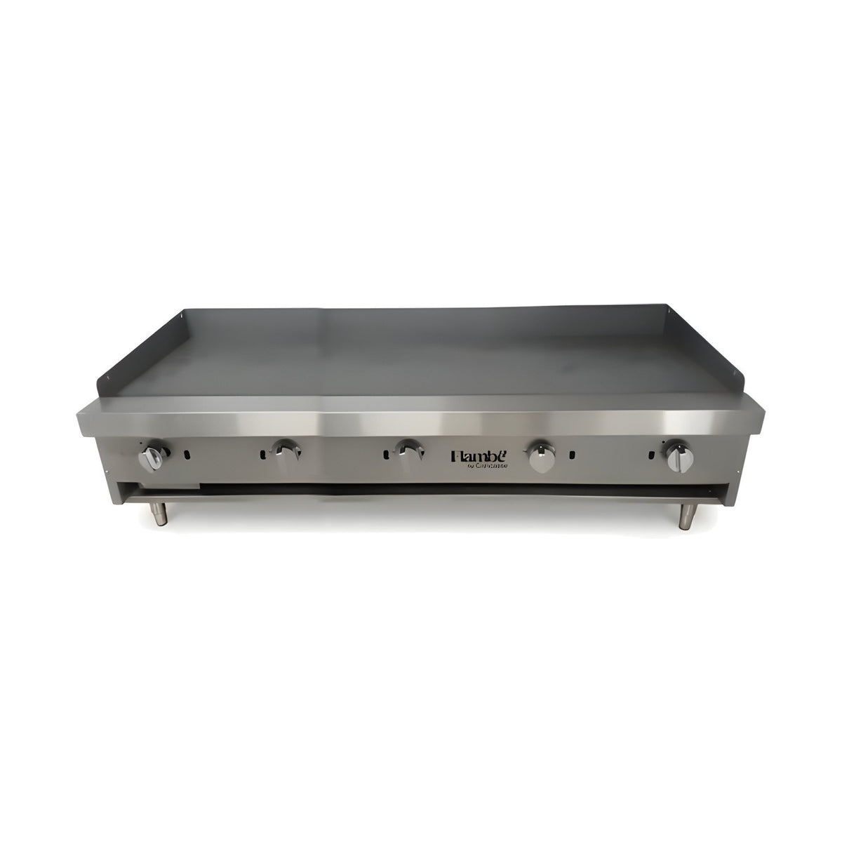 Plancha de Acero Inoxidable Flambé 5 quemadores 60" (150,000 BTU)