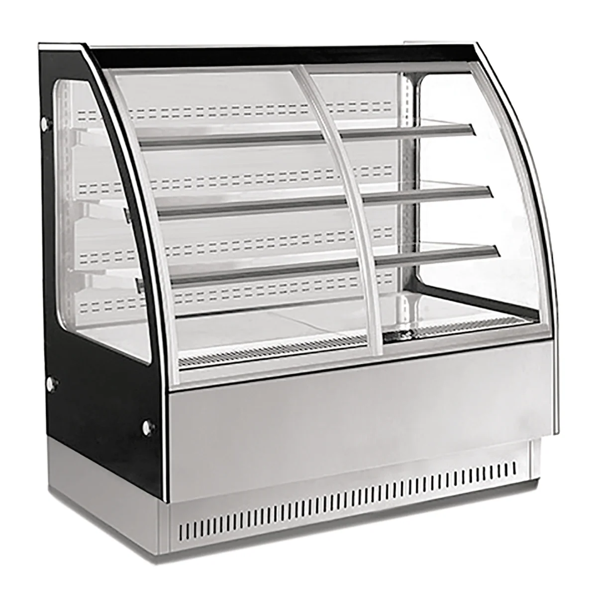 MIGSA GN-1500Y3 VITRINA REFRIGERADA TIPO MURAL CON 2 PUERTAS CURVAS