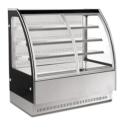 MIGSA GN-1500Y3 VITRINA REFRIGERADA TIPO MURAL CON 2 PUERTAS CURVAS
