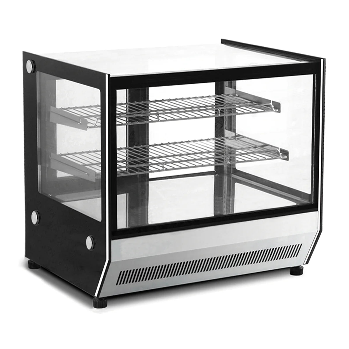 GN-900RT VITRINA REFRIGERADA SOBRE MOSTRADOR CRISTAL RECTO DE 90 CM DE FRENTE