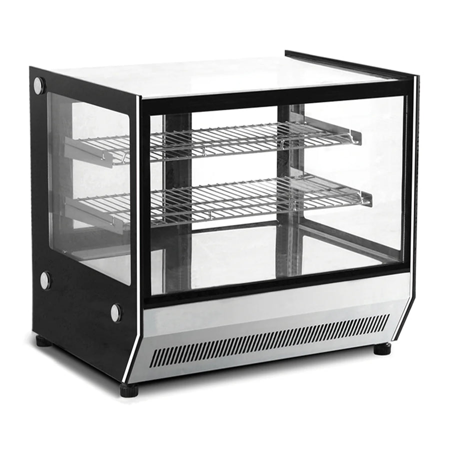 GN-900RT VITRINA REFRIGERADA SOBRE MOSTRADOR CRISTAL RECTO DE 90 CM DE FRENTE