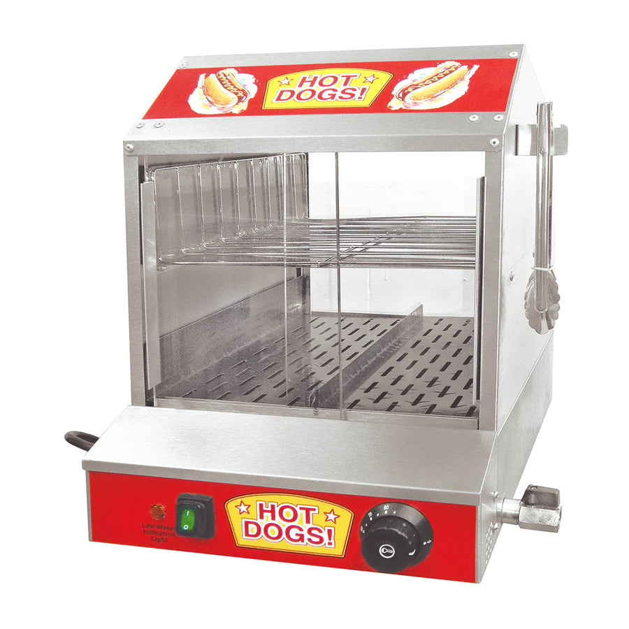 HD-1200 MIGSA COCEDOR DE SALCHICHAS Y CALENTADOR DE PAN A VAPOR TIPO CASITA