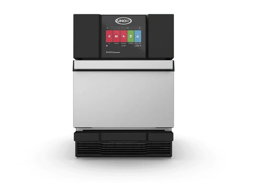 Horno Convección y Cocción Acelerada Eléctrico 1 Bandeja 30x30 cm SPEED.Compact™ ECO Unox XEMA-01NS-MCDS-AL
