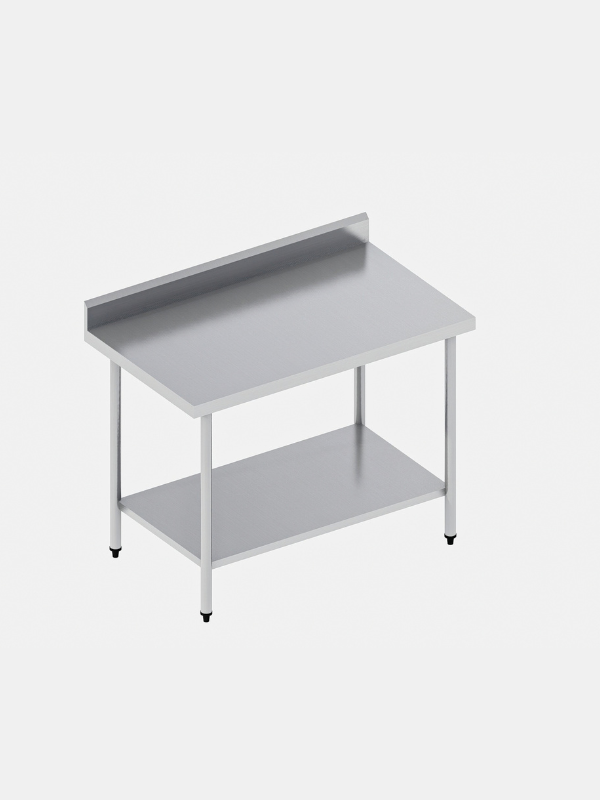 Mesa de Trabajo en Acero Inoxidable (100x70 x 90 cm) MT-1