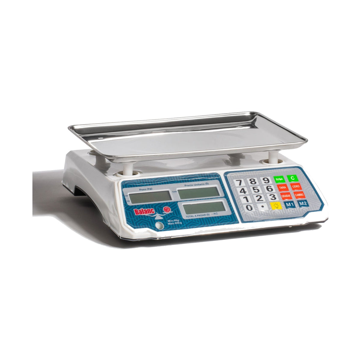 Báscula Compacta Peso-Precio 40 kg / 2 g Metrology BBAL40C