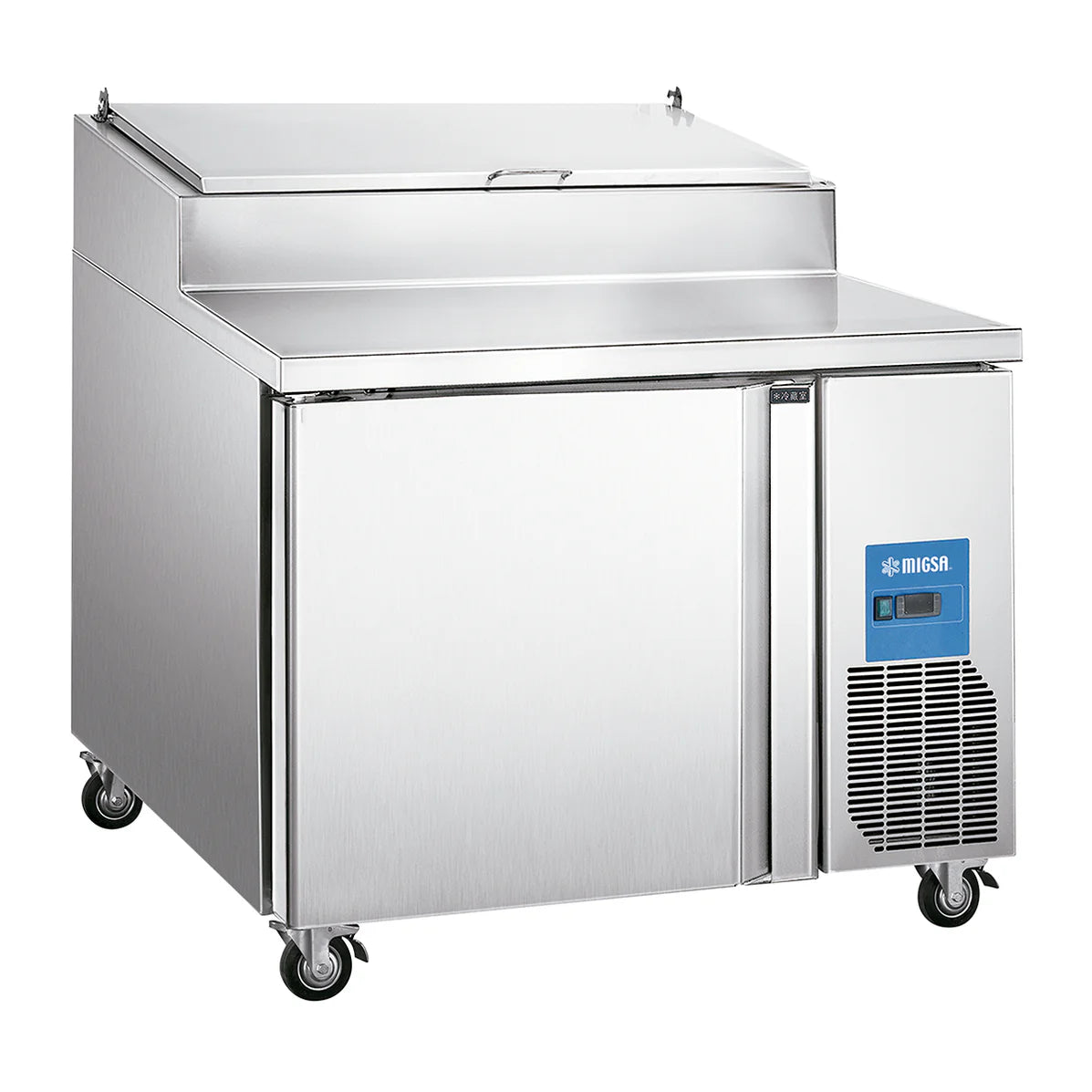 PICL1 MIGSA MESA PARA PREPARACIÓN DE PIZZAS DE 1 PUERTA DE 310 L