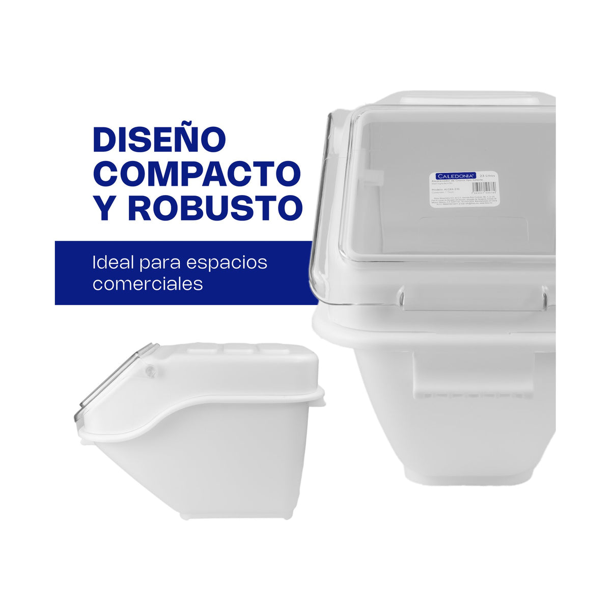 Almacenador para Granos Tipo Estante 23 L Rhino ALGRA-23E · vista 3